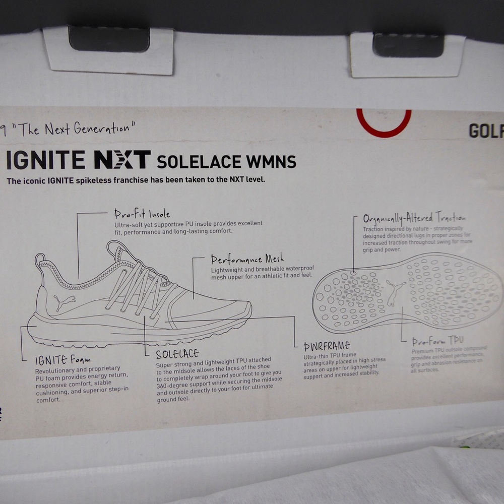 Puma Ignite Nxt Solelace Waterproof Golf Shoes NIB - Picture 7 of 7